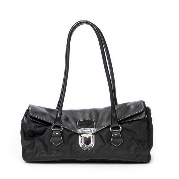 Prada Pushlock Flap Bag - Picture 1 of 10